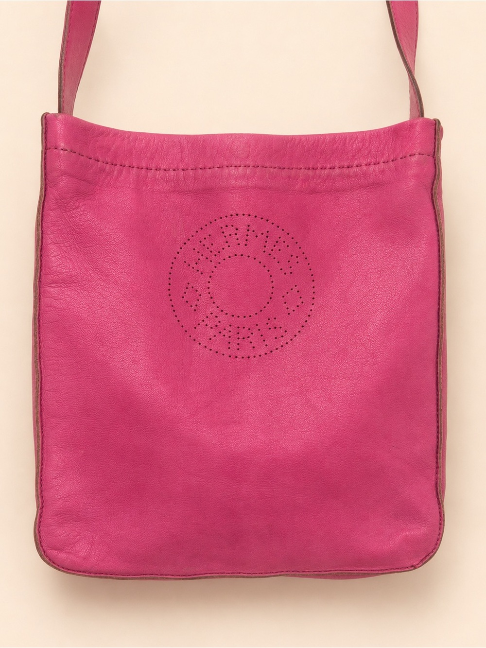 Hermes Milo Clou de Selle Pink Fuchsia Lambskin Crossbody Bag COA - Picture 4 of 16
